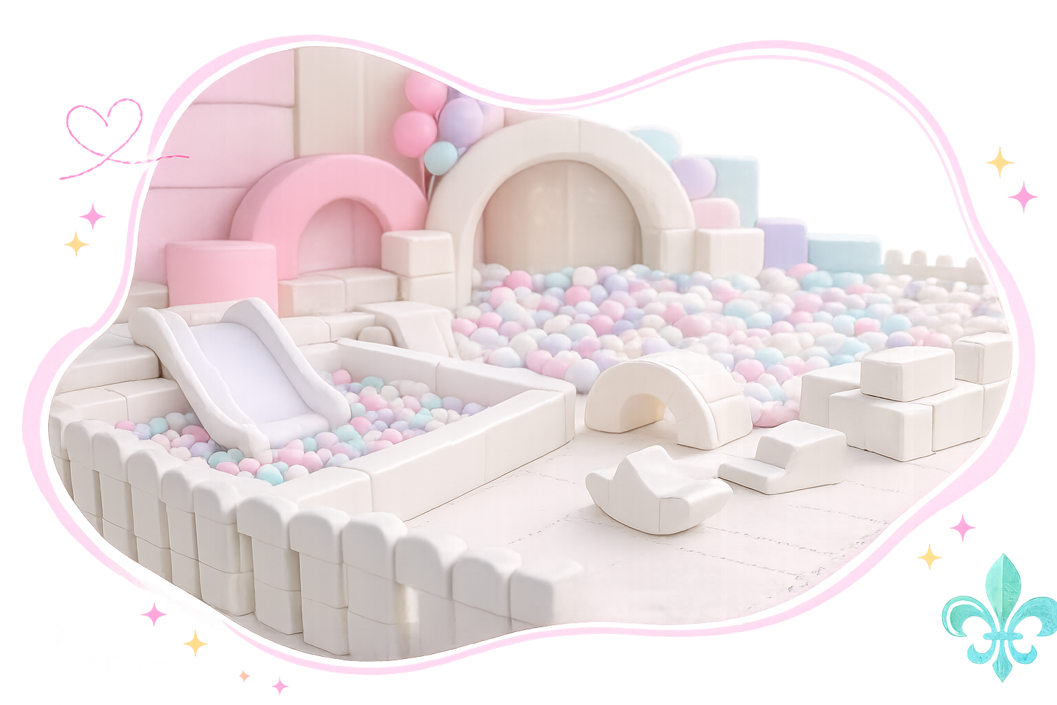 Family-owned soft play rental business in New Orleans for children's parties