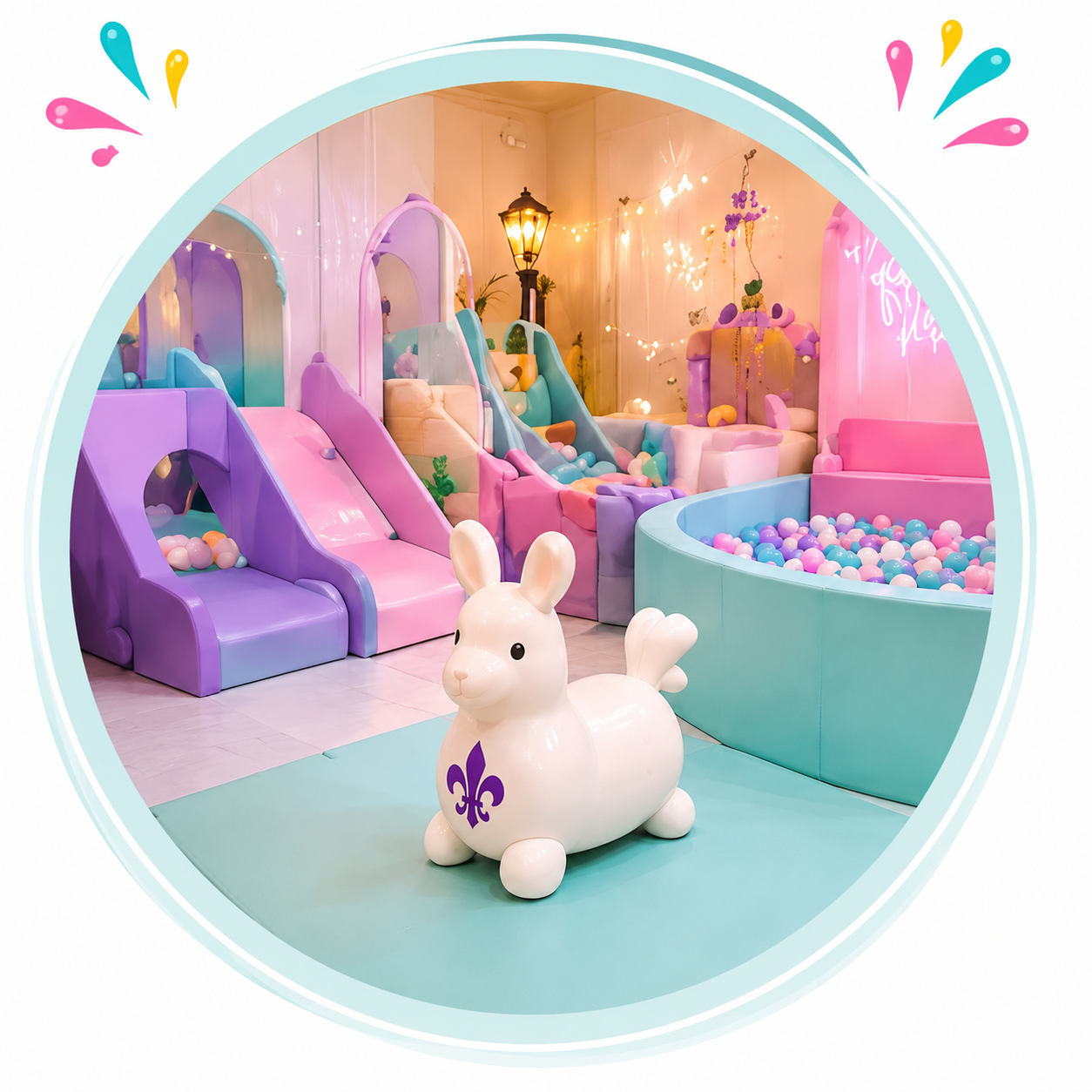 New Orleans soft play rental ball pit play area